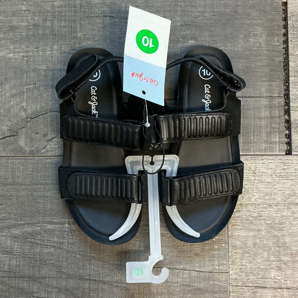 Cat & Jack Black Kids Sandals